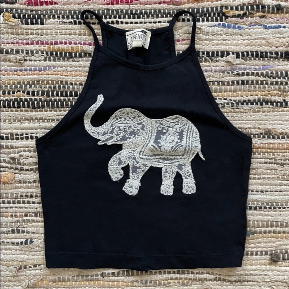 LA. Hearts Tank crop top